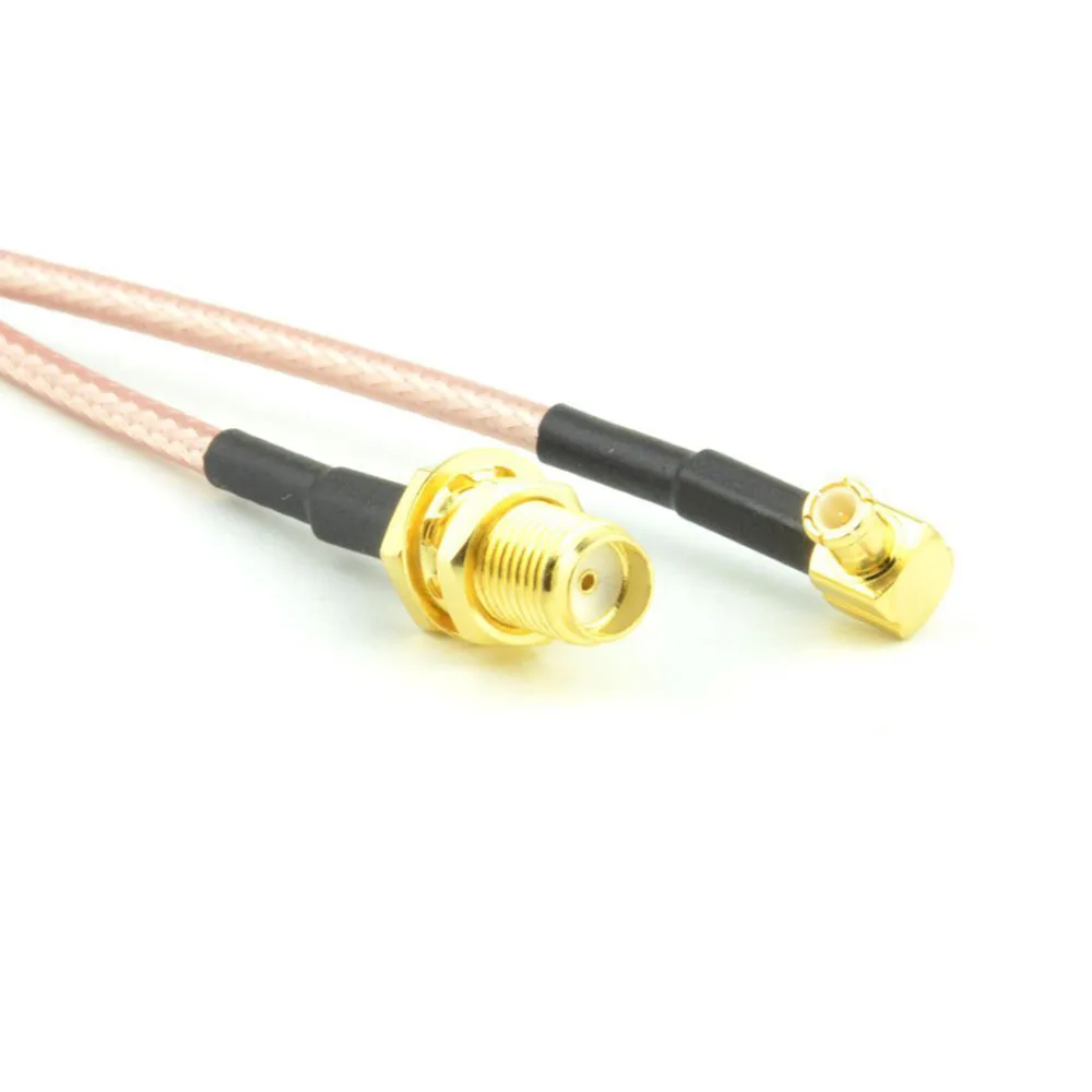 Buy SMA Female Bulkhead to MCX Male Right Angle RF