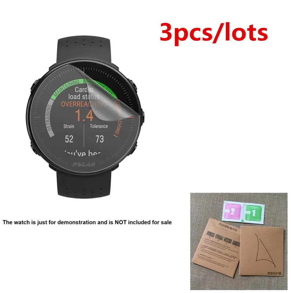 

3pcs Clear LCD Anti-Scratch Screen Protector Guard Cover Shield Film Skin for Polar Vantage V Vantage M