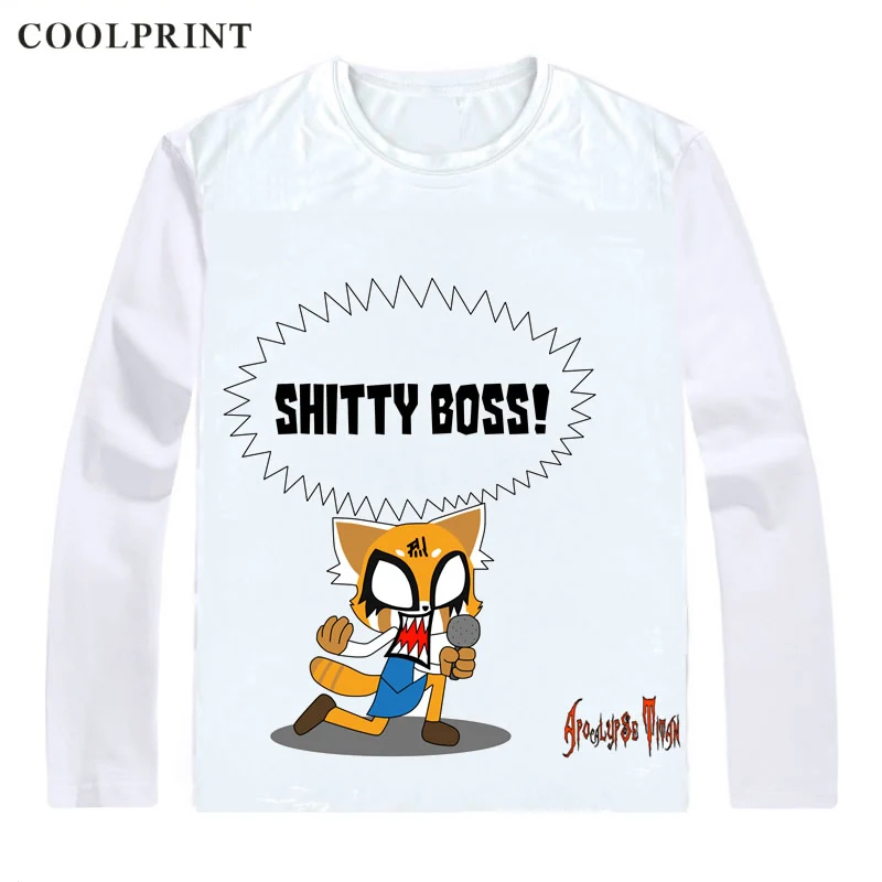 Футболки с длинным рукавом Aggretsuko, футболки с длинным рукавом, аниме, agresshibu Retsuko, красная панда, меньше панда, косплей рубашка - Цвет: Style 18