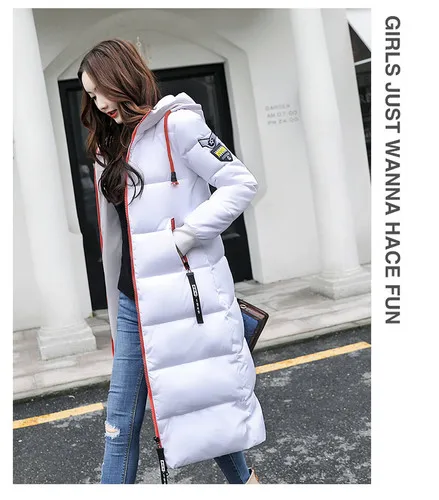 Cheap wholesale new autumn winter selling women's fashion casual warm jacket female basic coats G313 - Цвет: Белый