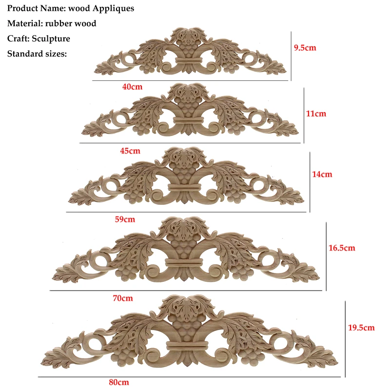 Woodcarving Furniture Vintage Home Decor Garden Decoration Maison Accessories Solid Wood Applique Carved Flower Piece Miniature miniature ornament,ornament crafts,miniature figurines,wooden figurine crafts,wood figurines