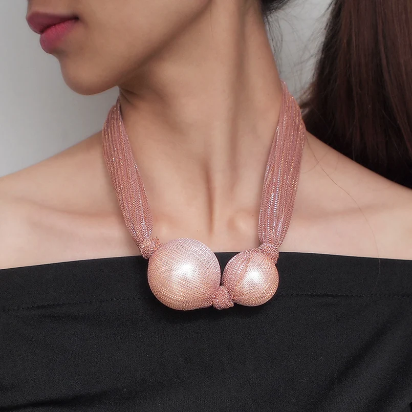 MANILAI Big Simulated Pearl Necklaces For Women 2019 Chunky Collar Choker Big Ball Pendant Necklace Statement Female Jewelry