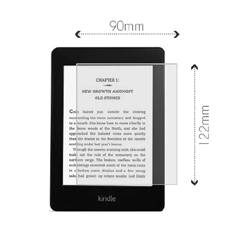 

2PCS Tempered Glass Screen Protector Film for 6'' ereader ebook Tagus BQ cervantes Woxter Nook Kobo Tolino Pocketbook Kindle 6''