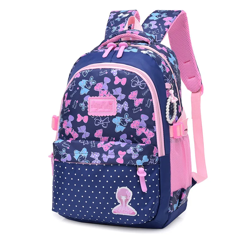 Zipper Large Capacity School Bags for Girls Fashion printing backpack Schoolbags Wholesale Kids ...