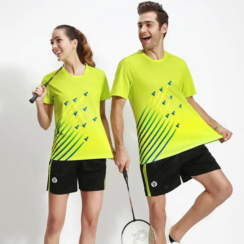 Спортивные майки для мужчин и женщин, одежда для настольного тенниса, футболка с короткими рукавами, футболка для пинг-понга, спортивный костюм для бадминтона и тенниса