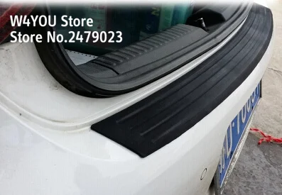 

Car Rubber Rear Guard Bumper Protector Trim Cover car sticker plate for Peugeot 206 307 406 407 207 208 308 508 2008 3008 4008