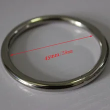 Metall CockRing Penisring 45mm/38mm Slave Sexspielzeug Für Männer LL158-1