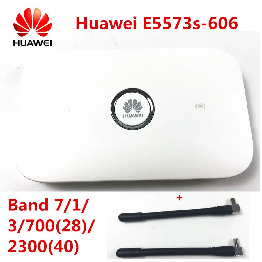 Unlocked Huawei E5573 E5573s-606 Cat4 150m 4g Wifi Router Wireless Mobile  Wi Fi Hotspot Band 28 700mhz With 2pcs Antenna - 3g/4g Routers - AliExpress