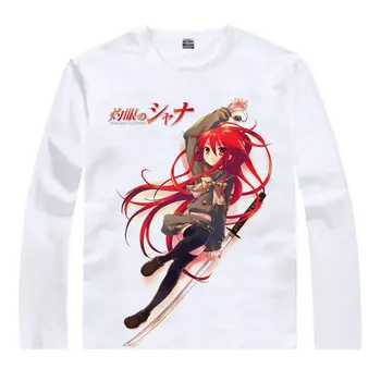 

Shakugan no Shana T-Shirt Crimson Realm Shirt anime printers shirt cute shirts Youth Long sleeves t-shirts anime cosplay shirt a