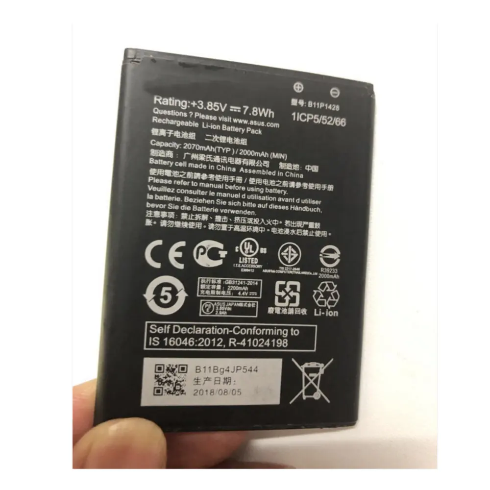 

2000mAh B11P1428 battery for ASUS ZenFone ZB450KL B11P1428 Smartphone High quality Replacement Battery NEw