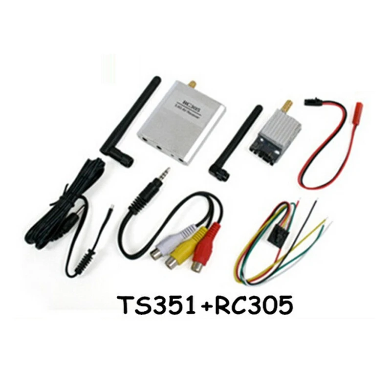Boscam TS351 + RC305 FPV 5 8G 200mW AV беспроводной передатчик и приемник набор 2 км диапазона