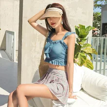 Новые женские милые бикини из двух частей наборы танкинов купальники купальный костюм купальник купальный костюм бикини спортивные костюмы