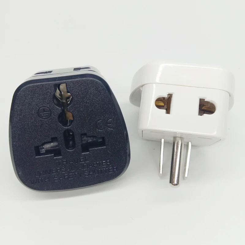 1to2 Универсальный дорожный адаптер AU UK С EU на US адаптер конвертер 3 Pin AC power Plug дорожный переходник бытовые вилки