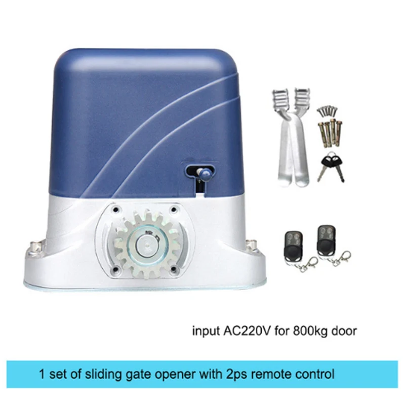 

Mobile GSM 2G phone control electric sliding door motor / automatic door opener engine moving wheel door with 4m nylon frame