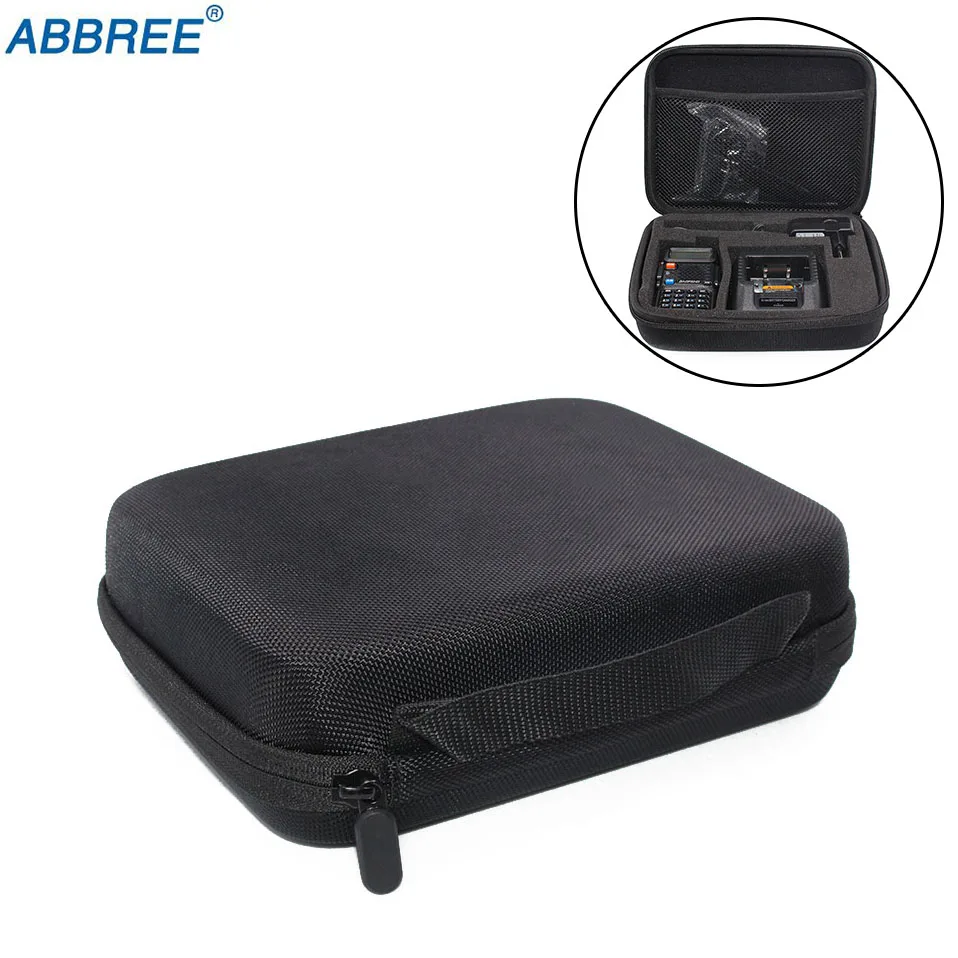 

Two Way Radio Carring Case Handbag Storage Hunting Box/Bag For BAOFENG UV-5R UV-82 UV-9R UV-XR BF-UVB3 Plus Walkie Talkie