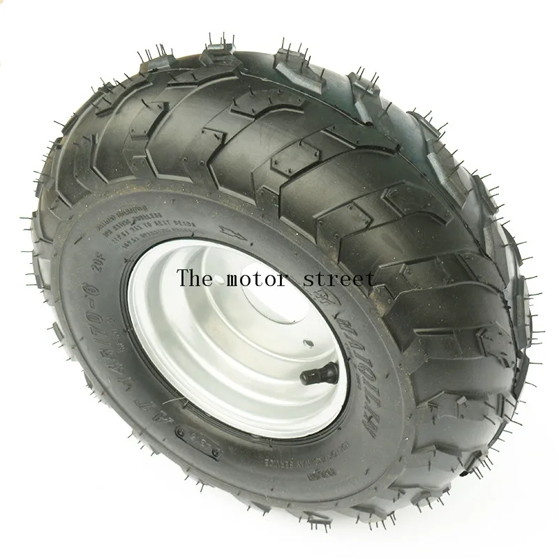 

STOCK IN USA Go Kart Buggie Atv Quad 1 Wheeler Front Rear Atv Tires and Wheels 145/70-6 for 6" Rims TU