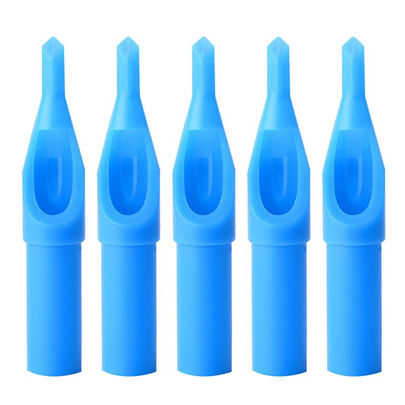 

poseida50xDisposable Tattoo Nozzle Tips Blue Color Nozzle Tip 3/5/7/9/11DT Tattoo Needles Professional Sterile Disposable Tattoo