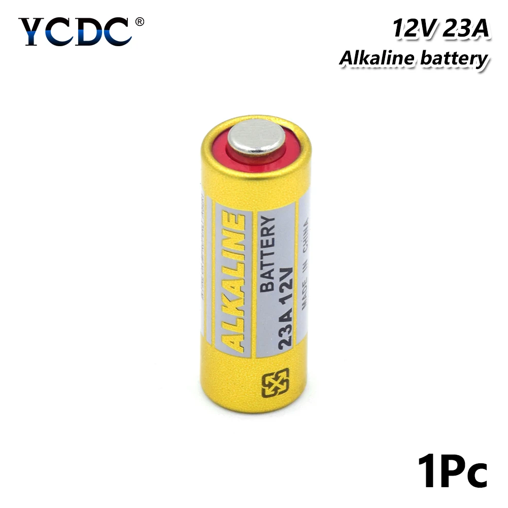 YCDC 12V Щелочная сменная батарея 23A 23GA MS21 A23 E23A V23GA батареи для дистанционного управления дверной звонок батарея - Цвет: 1 PCS