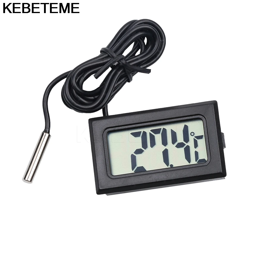1 pc LCD Digital Thermometer Temperature Sensor Fridge Freezer Probe