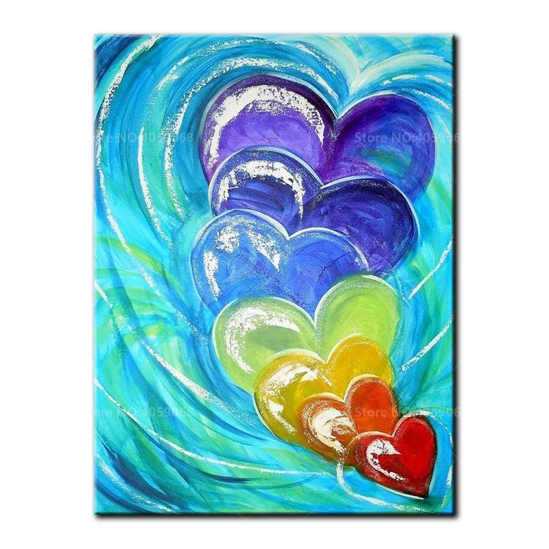 Rainbow heart