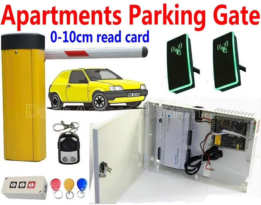 Hotel Car Gate Apartments Car Parking Barrier gate kit Single door