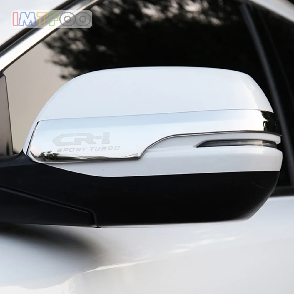 IMTFOO STAINLESS STEEL REAR VIEW SIDE MIRROR TRIM COVER MOLDINGS FOR HONDA CR-V CRV 2017 2018 ACCESSORIES | Автомобили и