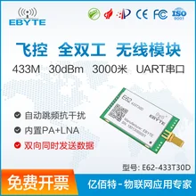 1 Вт 433 МГц беспроводной модуль последовательного порта 433 м высокоскоростной контроль полета цифровая передача 3DR модель самолета APM/PIX