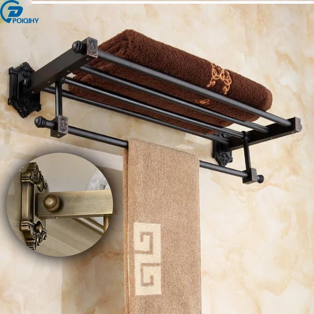 POIQIHY Antike Messing carving Bad Handtuchhalter Badezimmer ... POIQIHY Antike Messing carving Bad Handtuchhalter Badezimmer ...