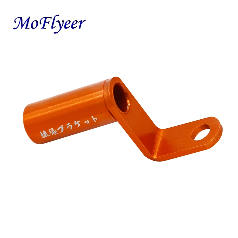 

MoFlyeer Motorcycle Metal Rear View Mirror Holder Mount Clamp Bar Hole Expansion Stand Phone Charger Mount Power Bank Bracket
