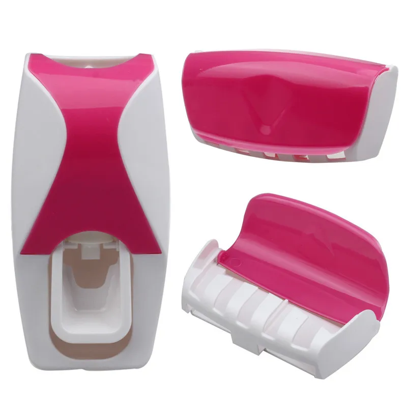 Набор аксессуаров для ванной комнаты, держатель для зубной щетки, автоматический диспенсер для зубной пасты, настенный держатель для ванной комнаты, инструменты для ванной комнаты# T5P