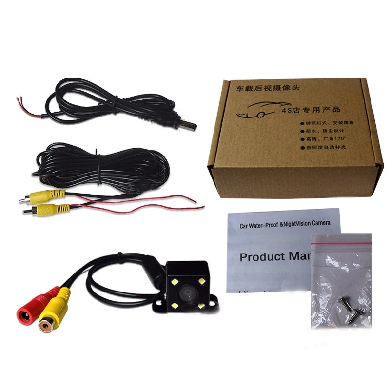 

HD CCD Night Vision Car Rear View Camera 170 Wide Angle Universal Car Reverse Rearview Camera Car Backup Parking Camera
