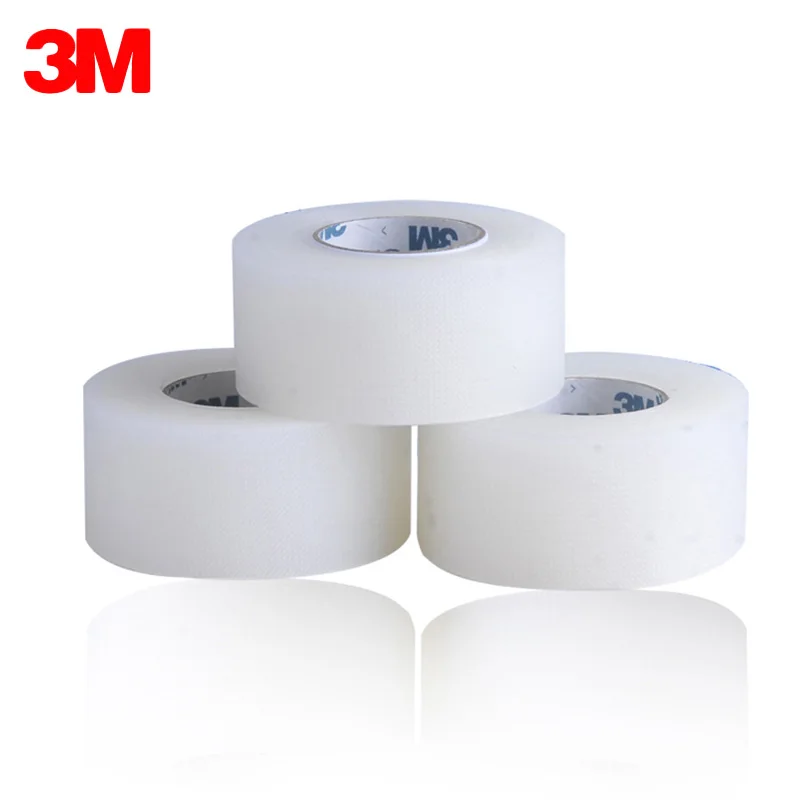 3M Tapes 12 Rolls/Lot Medical Tape Breathable PE/Nonwoven Paper Hypo-allergenic Tape Household Emergency First Aid Accessories