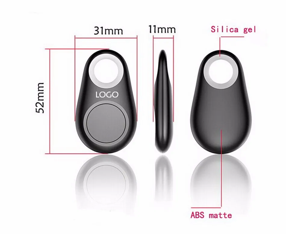 Mini Anti-lost Whistle Key Finder Wireless Alarm Smart Tag Key Locator Keychain Tracker Whistle Sound LED Light Things Tracker voice alarm sounder