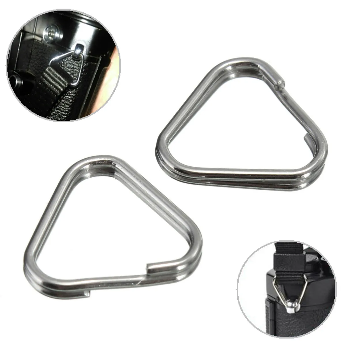 Buy 2Pcs Metal Replacement Chrome Finish Camera Strap