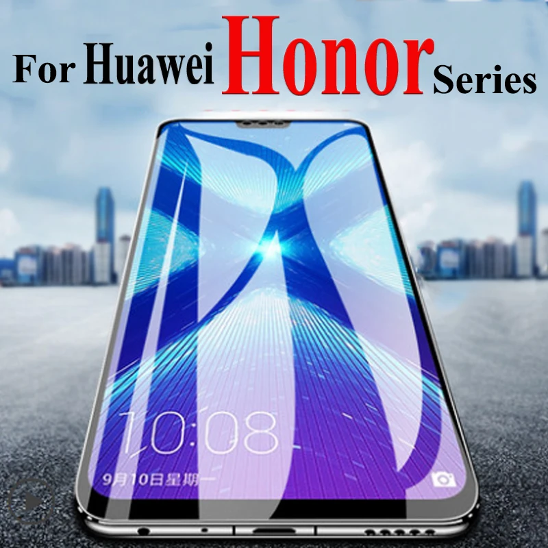 

Tempered Glass On For Huawei Honor 8X 9 Light Protective Glas Huavei Huawie 8 7X 10 9i Lite X8 X7 7 X Tremp Screen Protector 9H