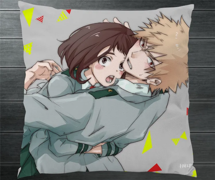 My Hero Academia Bakugou Katsuki Ochako Uraraka Two Side Pillowcase 