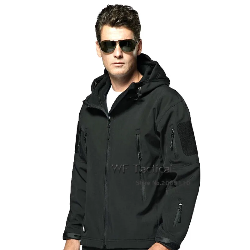 

Tactical Waterproof Soft Shell Jacket Outdoor Hunting Sports Army SWAT Military Training Windproof Outerwear Coat Clothing
