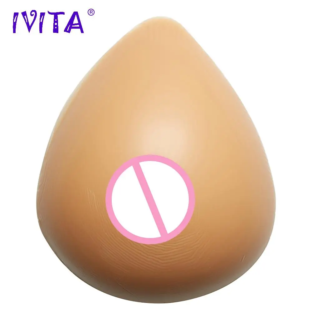 IVITA 1600 г реалистичные силиконовые искусственные груди формы накладные усилитель