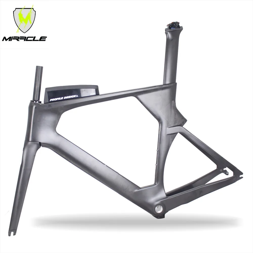 Flash Deal 2018 new AERO version Triathlon Bikes 49/52/54/56cm light Carbon time trial Frame tt095 Chinese BICICLETA Carbon TT Frame 1