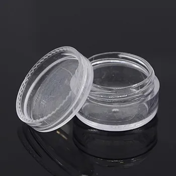 

12pcs Plastic Clear Loose Beads Storage Containers Boxes Cabochons Rhinestone Jewelry Display Carrying Cases Column 3x1.8cm