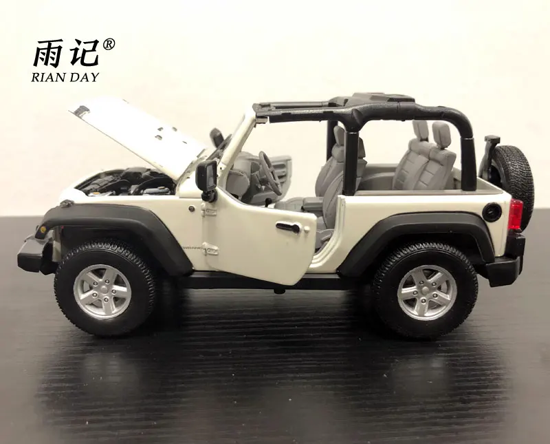 WELLY 1/24 масштаб США 2007 Jeep Wrangler SUV литая модель металлическая модель автомобиля игрушка для подарка/коллекции/украшения/детей