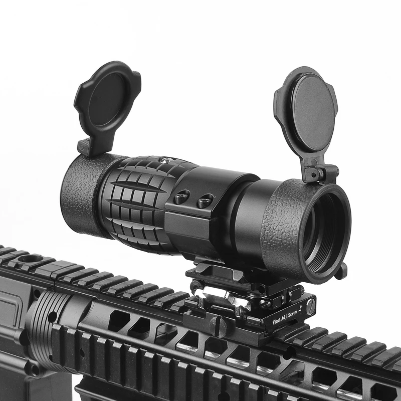 Black Tactical Holographic Reflex Red Dot Sight Scope for Hunting Magnifier