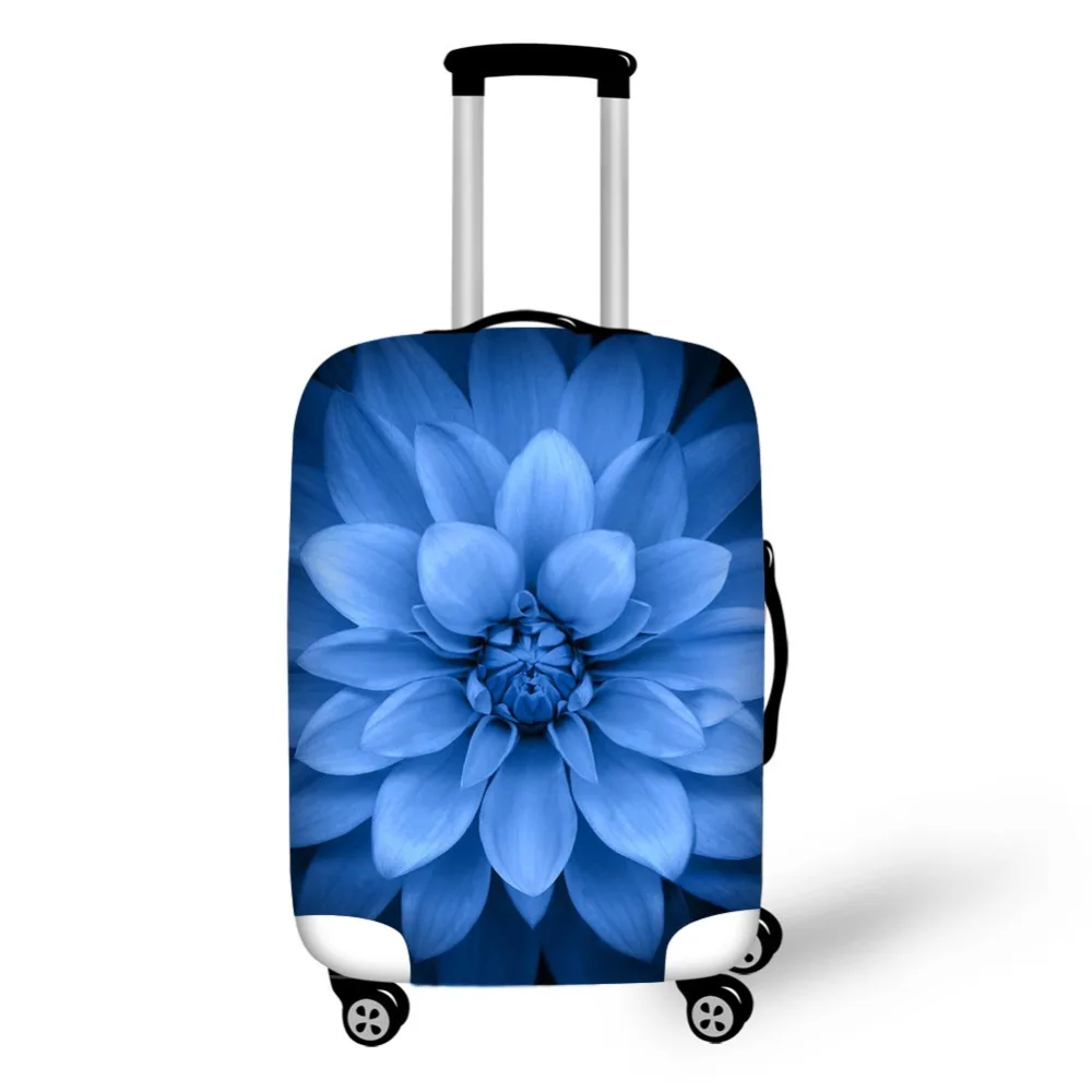 Flora Rose Flower travel accessories suitcase protective Viagem covers 18-32 inch elastic luggage dust cover case stretchable Flora Rose Flower travel accessories suitcase protective Viagem covers 18-32 inch elastic luggage dust cover case stretchable