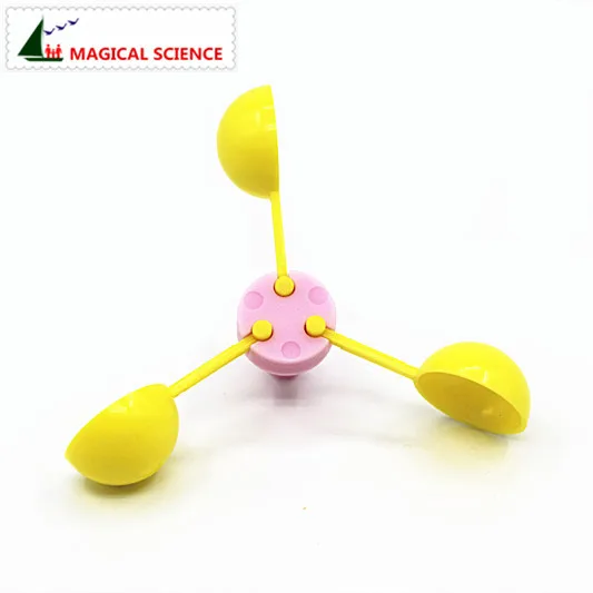 Fun physics experiment Homemade Wind vane DIY materials,home school educational kit for your kids students