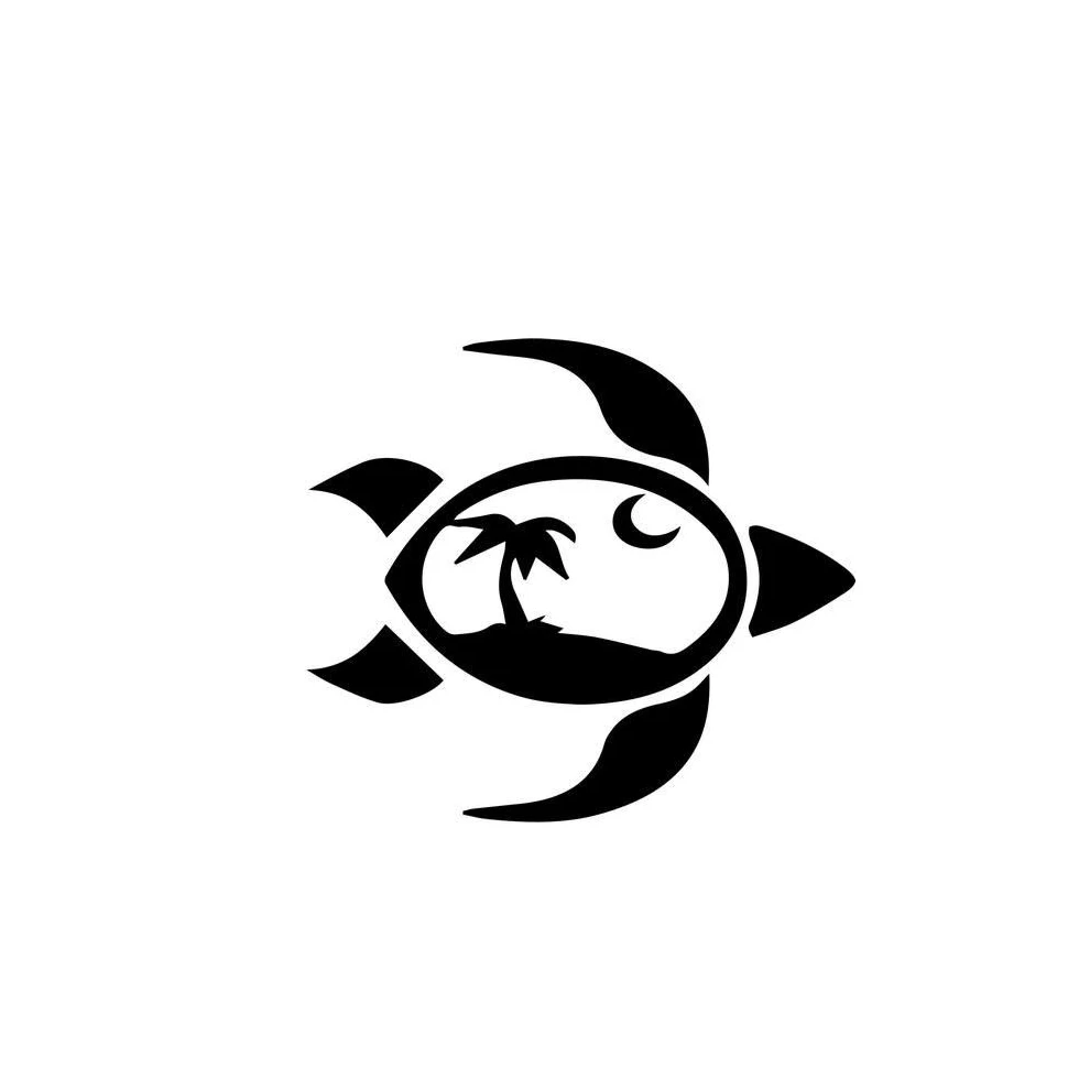 

Sea Beach Moon Palm Tree Car Window Vinyl Decal Sticker Vinyl Hobby Car Bumper Sticker