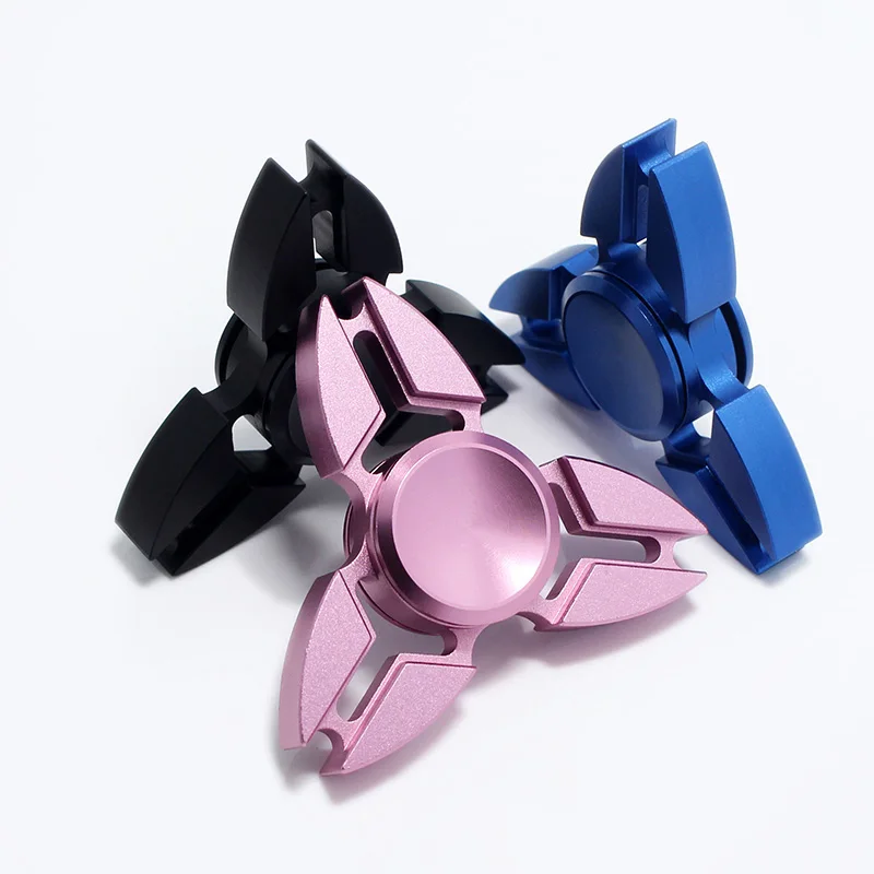 

7 Colors Hand Spinner Fidget Aluminum alloy Fidget Spinner Tri-Spinner Fidget Toy For Autism and ADHD Anxiety Stress Relief