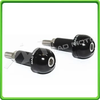 

Motorcycle Bar end Plug Grip, Handlebar weights Dampener 22mm 7/8 ", Anti Vibration black&black