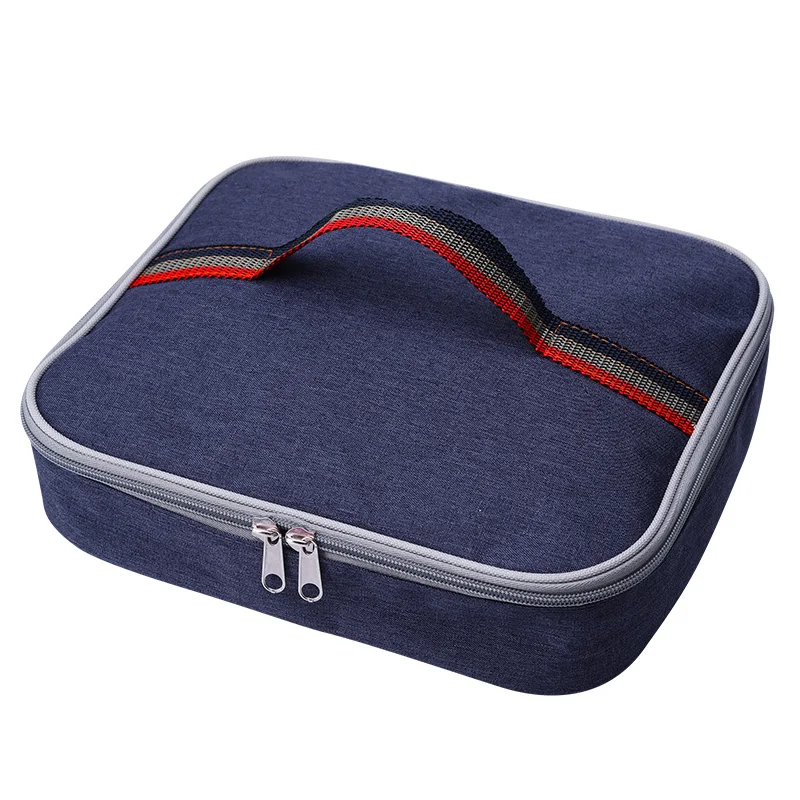 3.7L rectangular cooler bag small portable lunch picnic box thermal ice