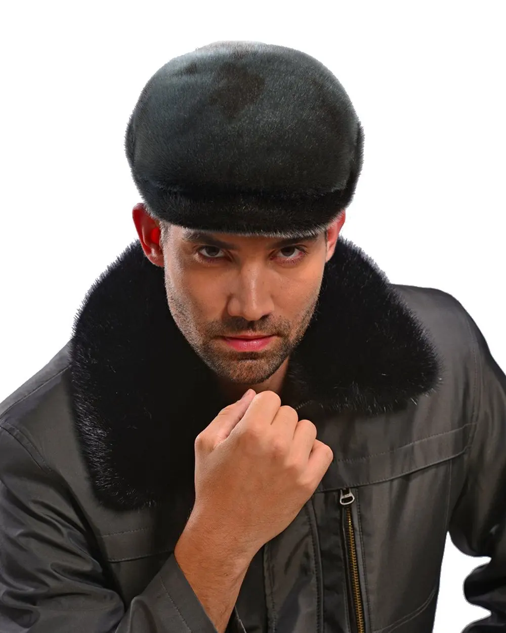 Men's Sealskin Full Fur Cabbie Cap Fudd 
