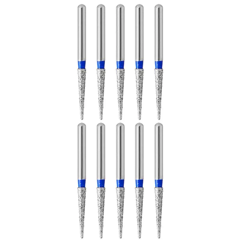 10pcs Dental Burs Diamond Burs High Speed Burs Dental Bur Drill Teeth